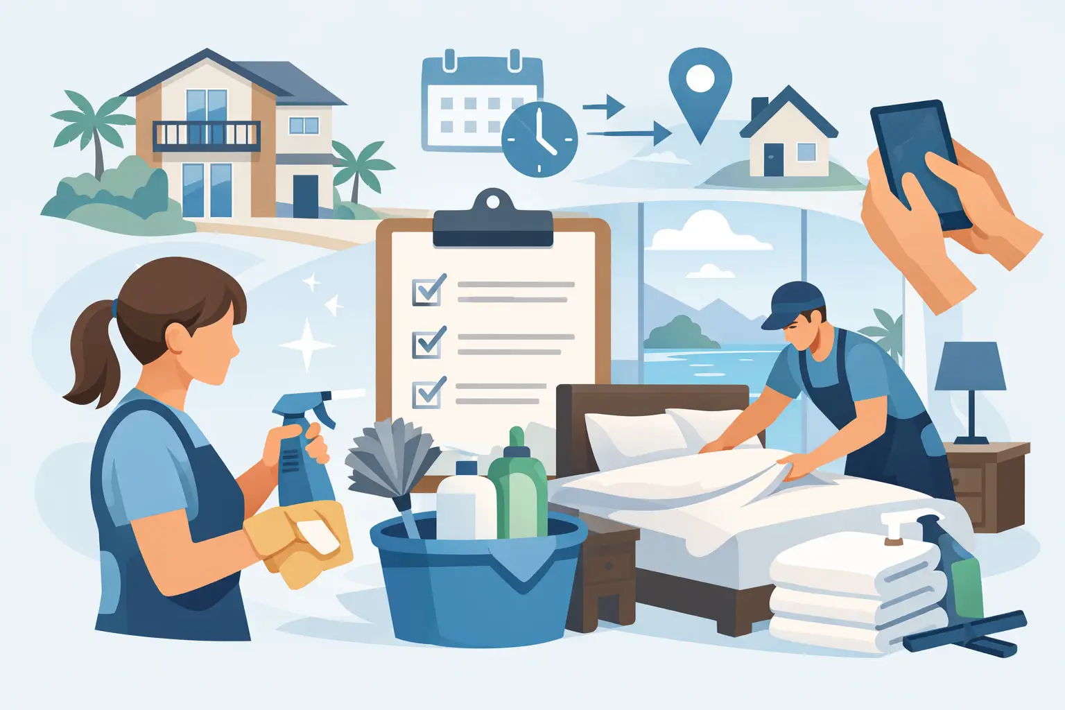 How to Coordinate Vacation Rental Cleaning