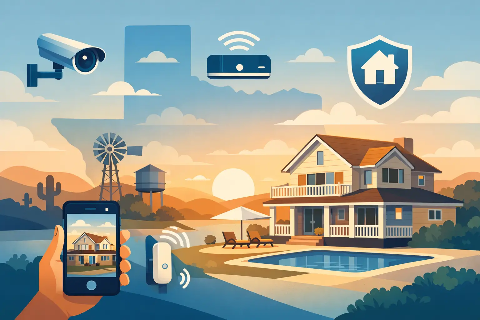 How to Protect a Second Home Remotely in Texas